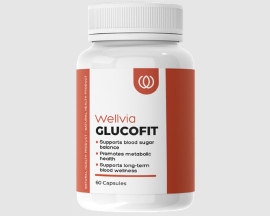 Wellvia GlucoFit Canada supplement bottle